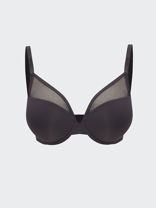 Underwire Half Padded Plain T-Shirt Bra