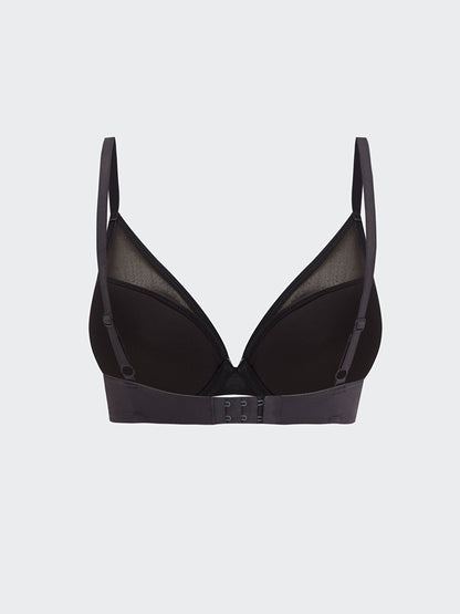 Underwire Half Padded Plain T-Shirt Bra