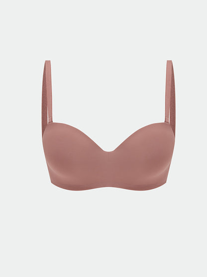 Underwire Unpadded Plain Strapless Bra