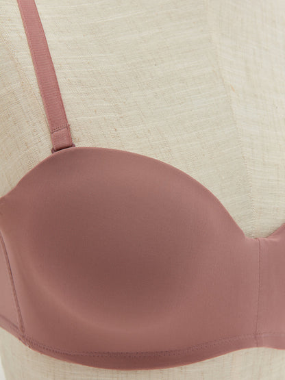 Underwire Unpadded Plain Strapless Bra