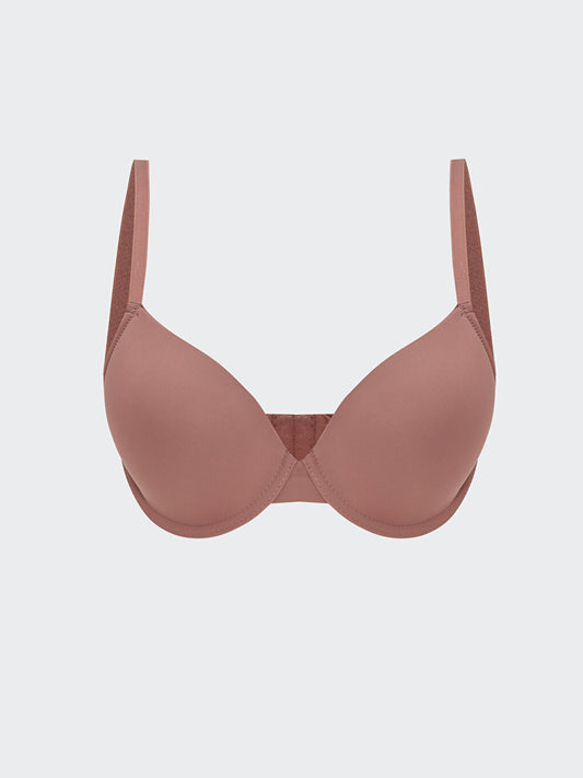 Underwire Unpadded Plain T-Shirt Bra