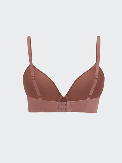 Underwire Unpadded Plain T-Shirt Bra