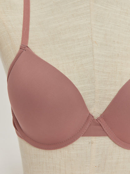 Underwire Unpadded Plain T-Shirt Bra