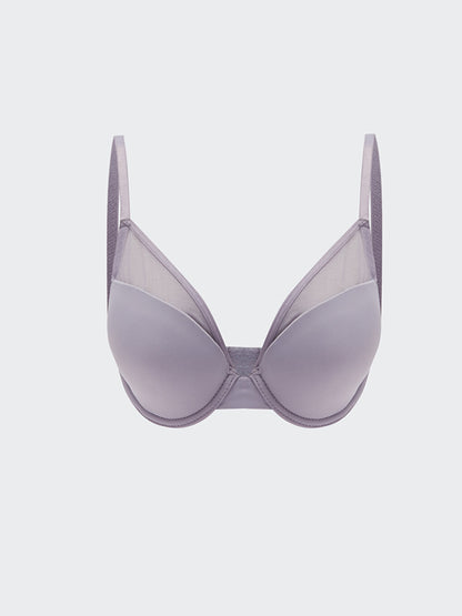 Underwire Unpadded Plain T-Shirt Bra