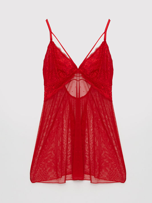 Without Underwire, Without Padding, Lace Babydoll