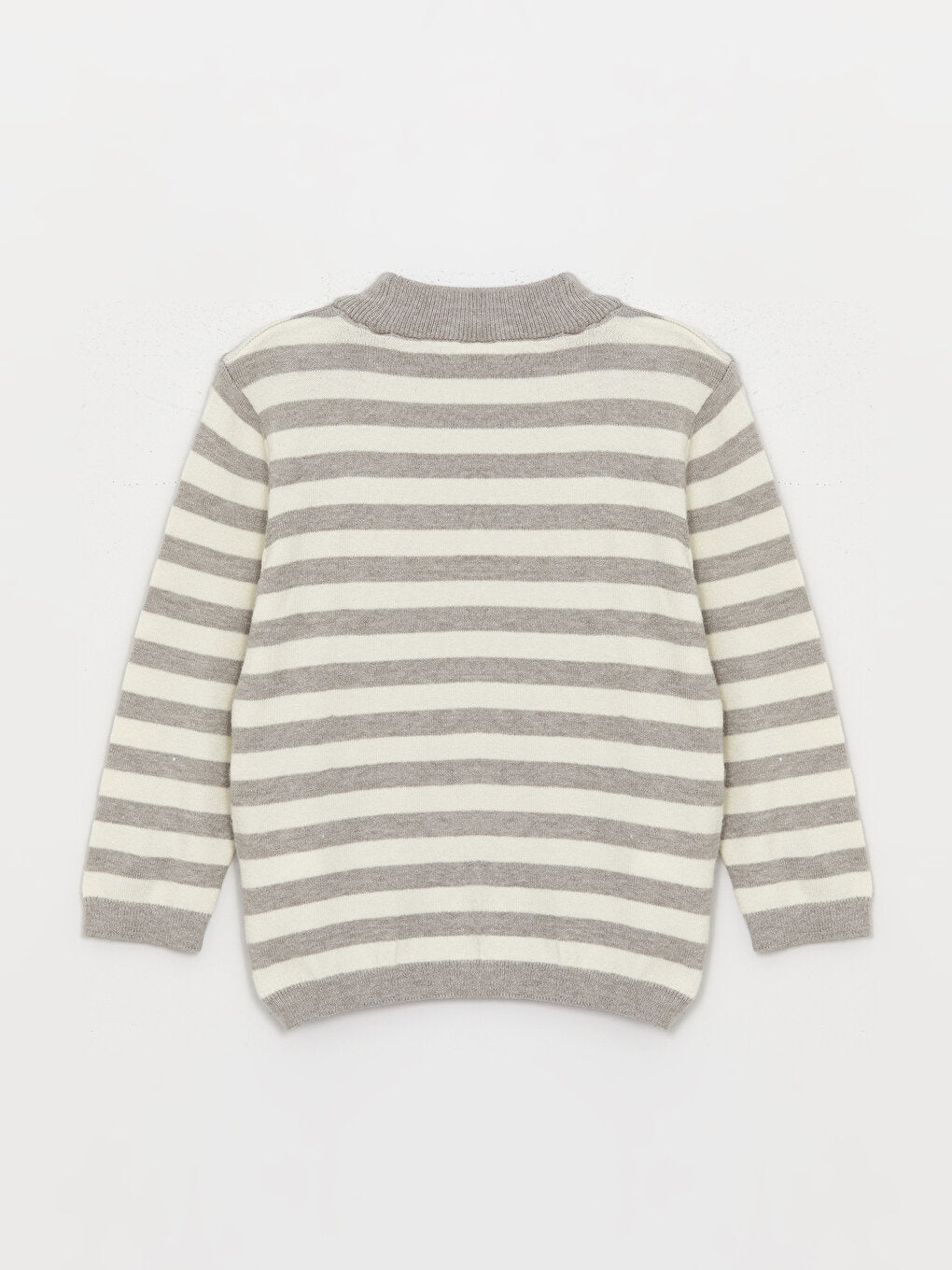 Half Turtleneck Striped Baby Boy Knitwear Sweater