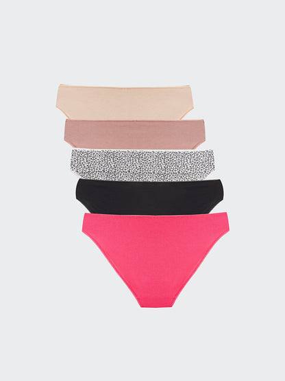 Patterned Bikini Panties 5 Pack