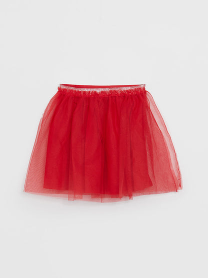 Girls' Tutu Skirt with Elastic Waist