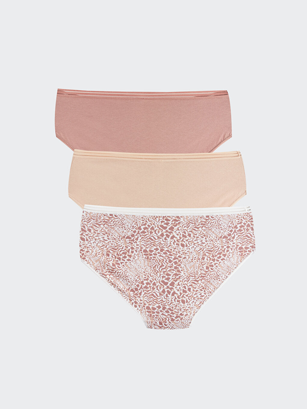 Patterned Hipster Panties 3 Pack