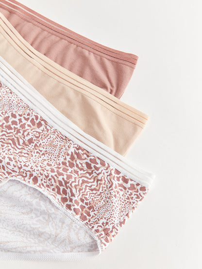 Patterned Hipster Panties 3 Pack