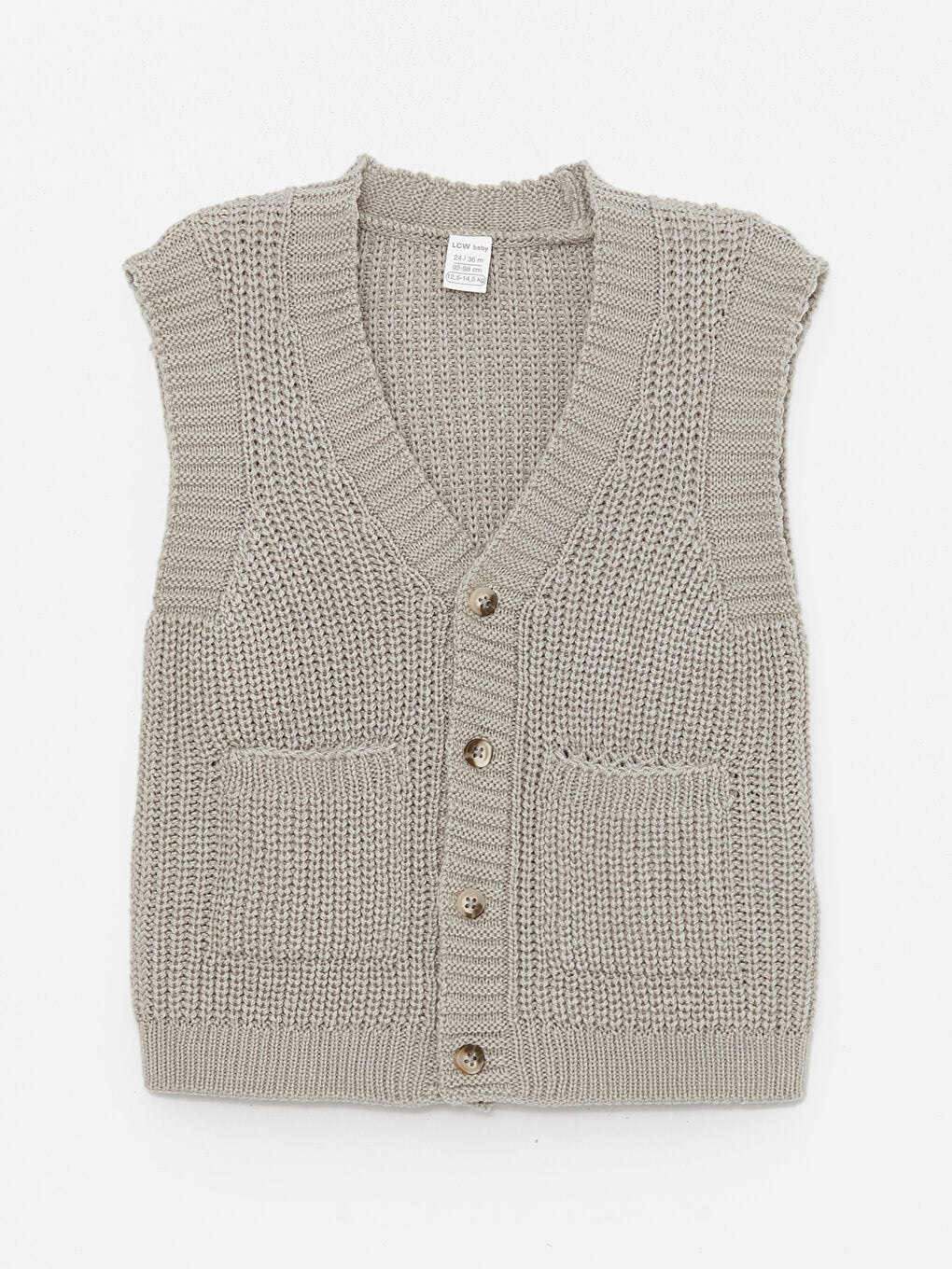 V-Neck Baby Boy Knitwear Vest