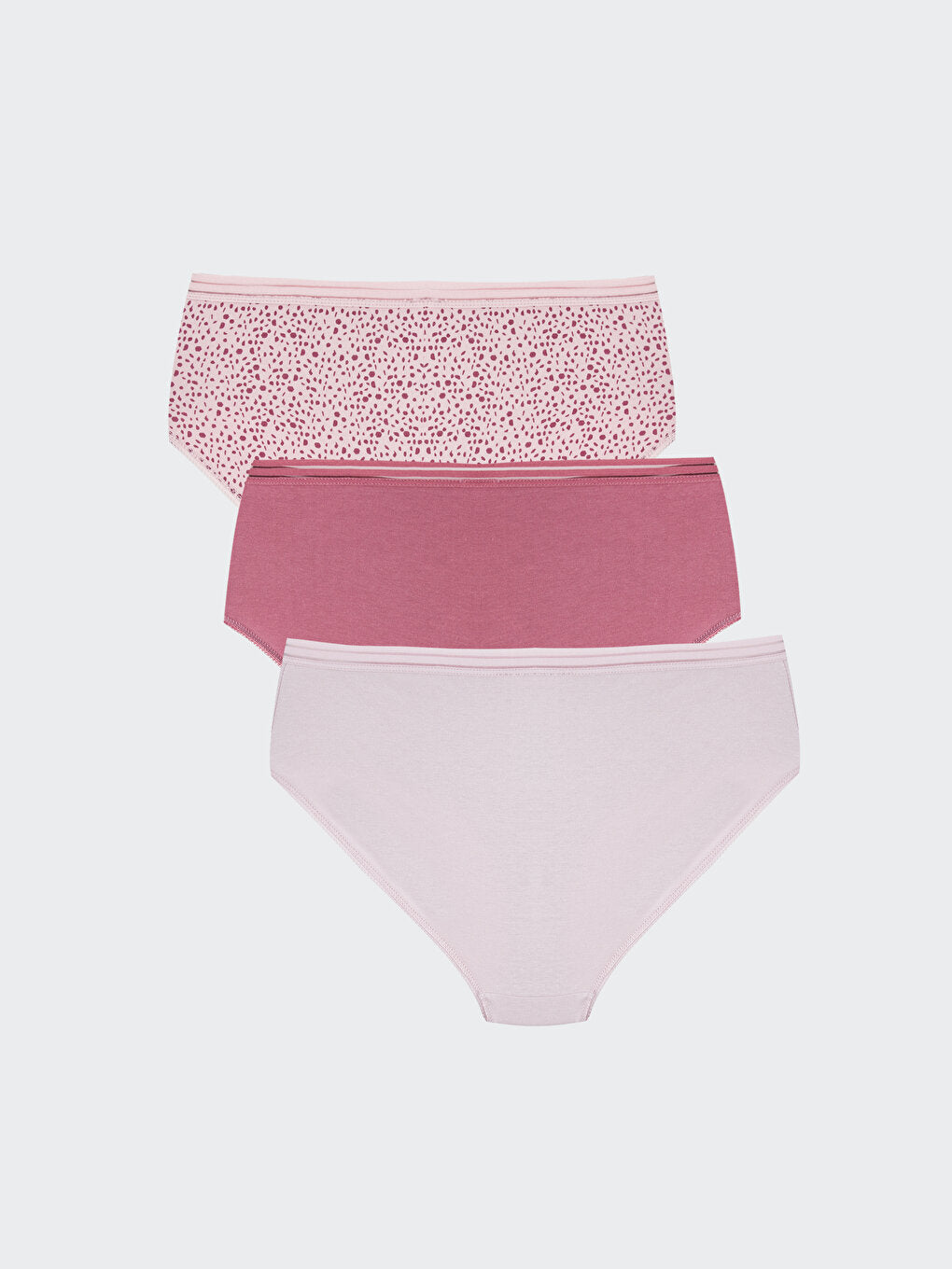 Patterned Hipster Panties 3 Pack