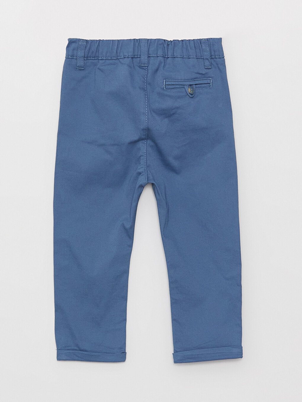 Basic Baby Boy Trousers with Elastic Waist