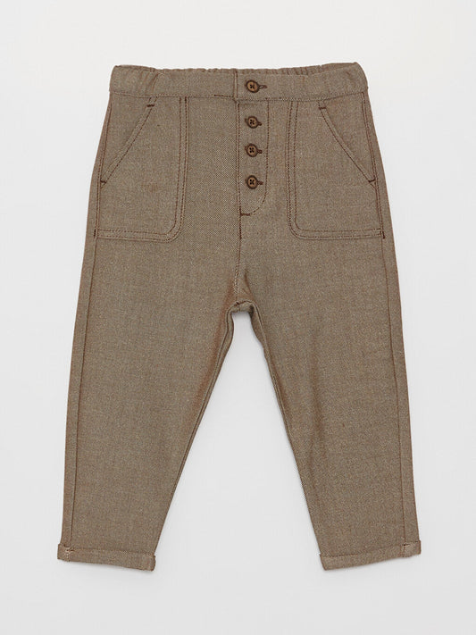 Baby Boy Trousers with Elastic Waist