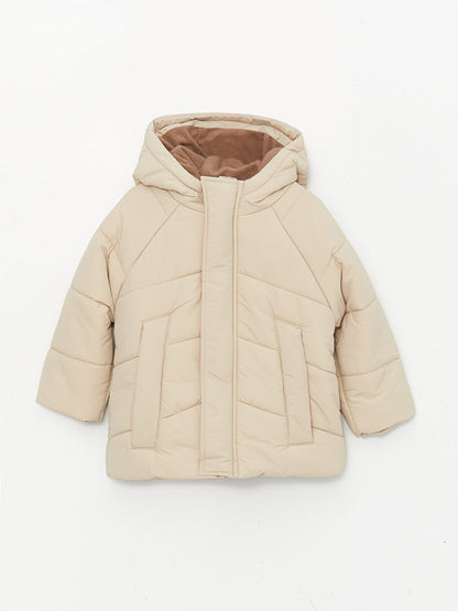 Hooded Baby Boy Puffer Coat