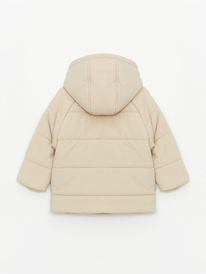 Hooded Baby Boy Puffer Coat