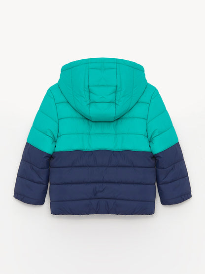 Hooded Long Sleeve Baby Boy Puffer Coat