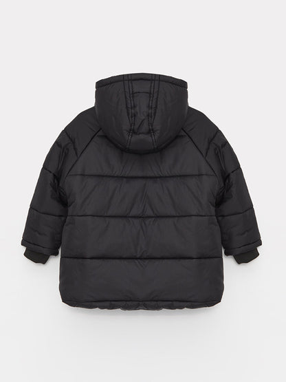 Hooded Baby Boy Puffer Coat