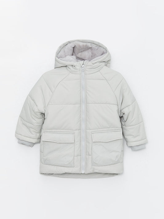 Hooded Baby Boy Puffer Coat