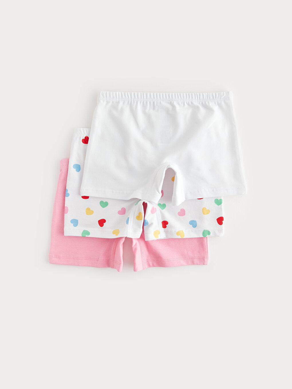 Printed Cotton Girl's Boxer Set of 3