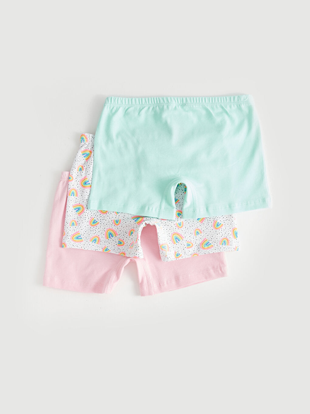 Printed Cotton Girl's Boxer Set of 3