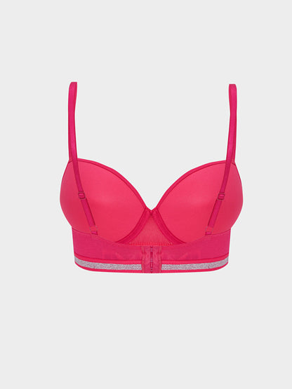 Underwire Padded Plain Bra