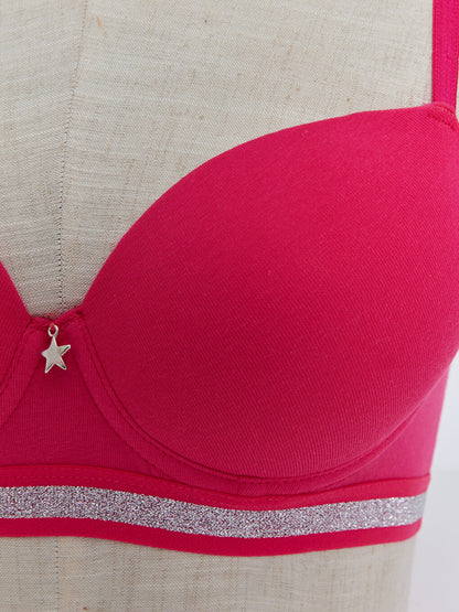 Underwire Padded Plain Bra