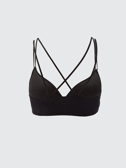 Non-wireless Padding Plain First Bra