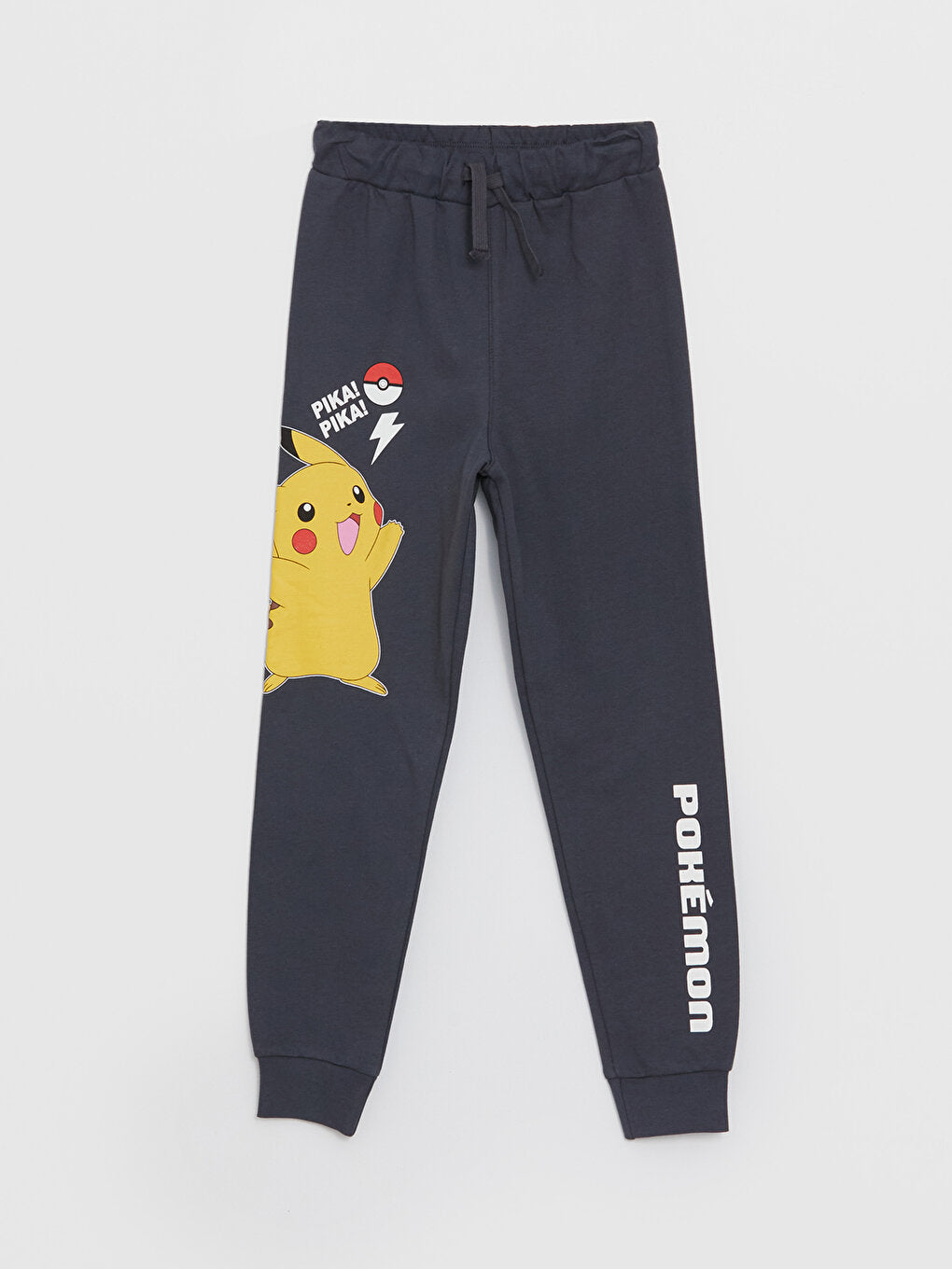 Elastic Waist Pikachu Printed Boy's Jogger Sweatpants