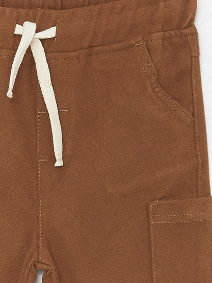 Baby Boy Cargo Pants with Elastic Waist