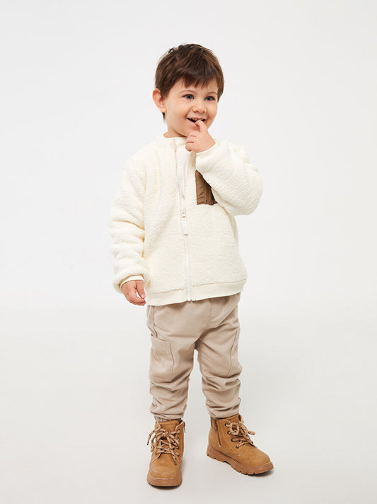 Baby Boy Cargo Pants with Elastic Waist