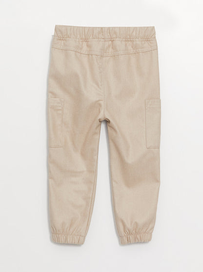 Baby Boy Cargo Pants with Elastic Waist