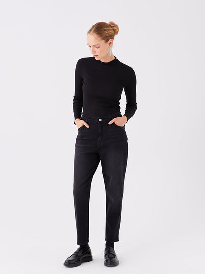 Straight Fit Women's Jean Trousers