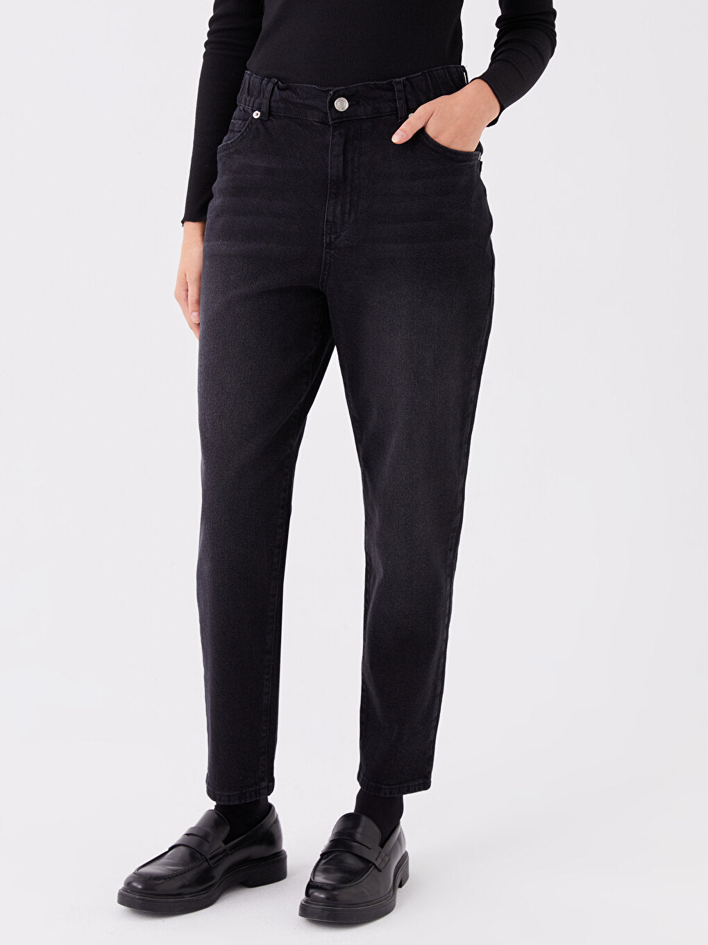 Straight Fit Women's Jean Trousers