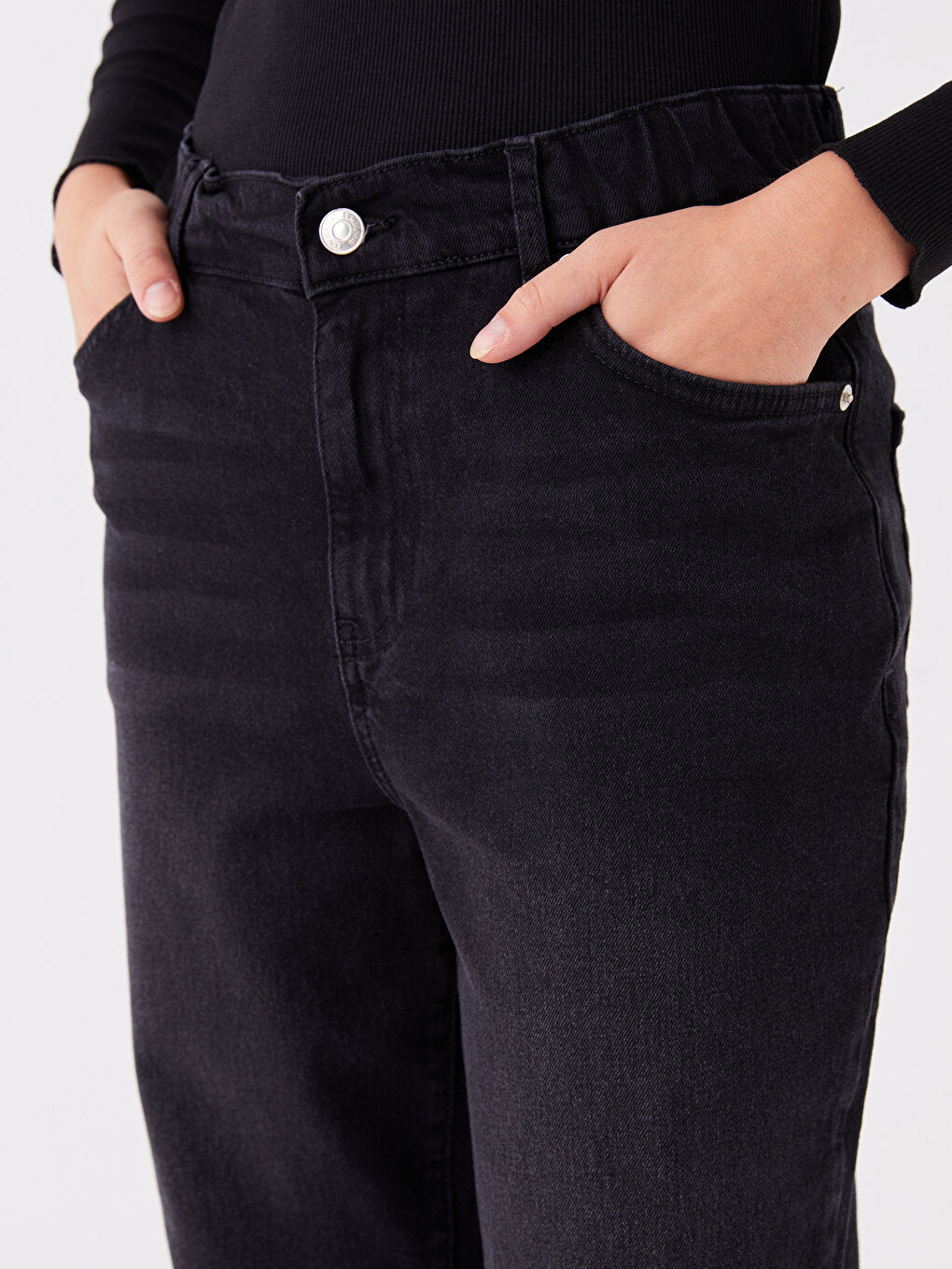 Straight Fit Women's Jean Trousers