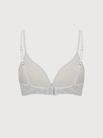 Non-wireless Padding Plain First Bra