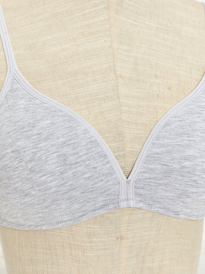 Non-wireless Padding Plain First Bra