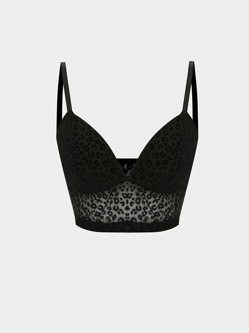 Non-wired, Padded, Patterned Bralette