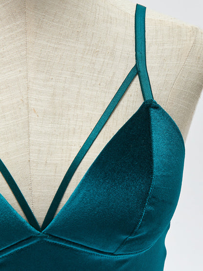 Non-wireless Padding Plain Bralette