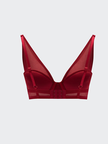 Underwire Half Padded Plain Strapless Bra