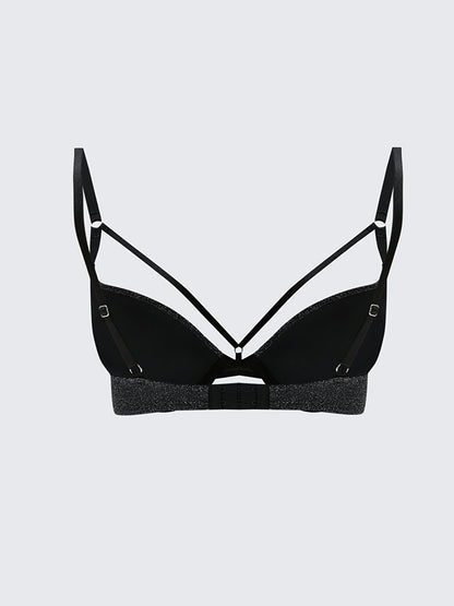 Underwire Padded Patterned T-Shirt Bra