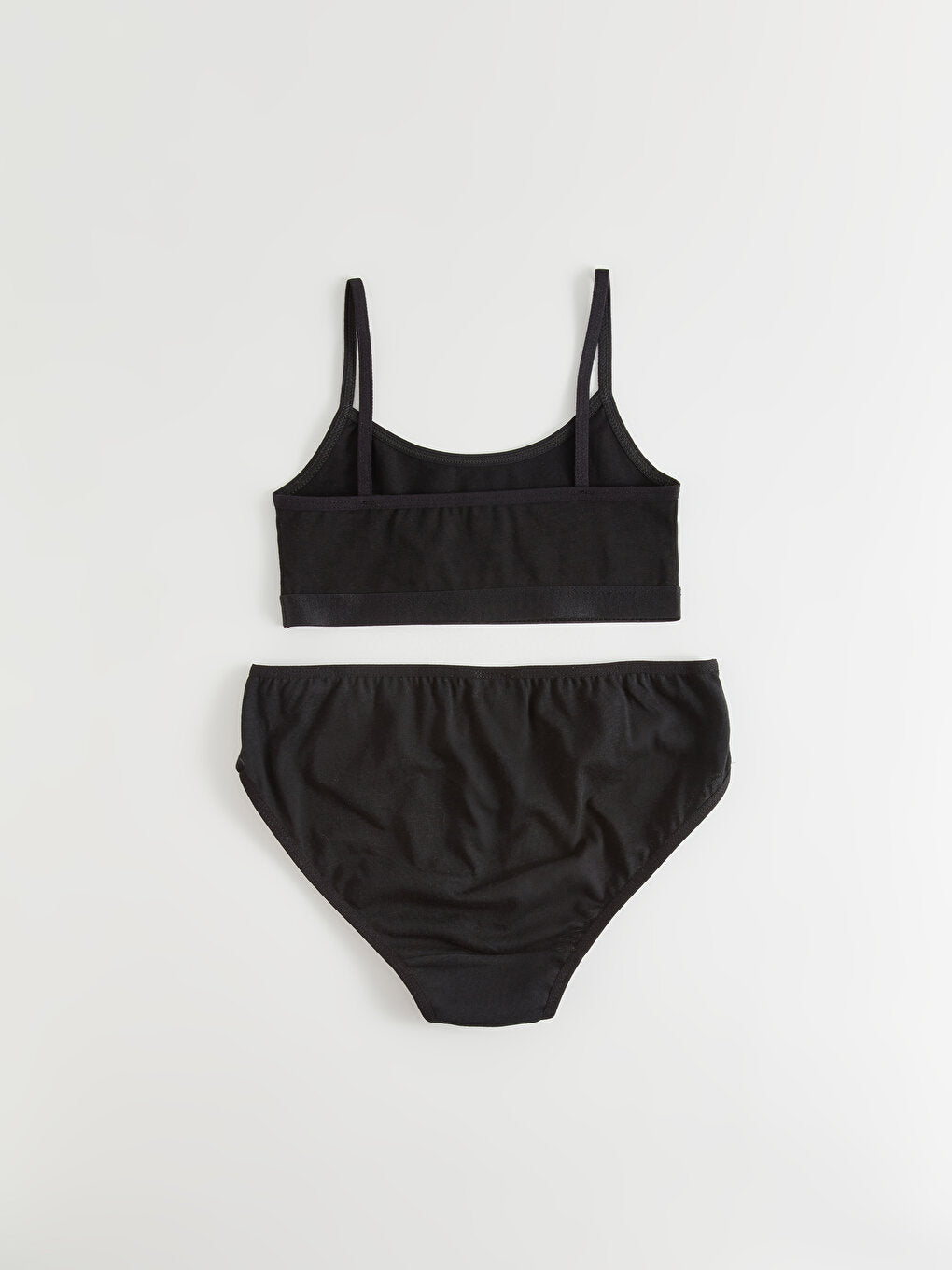 Basic Cotton Girl's Bustier and Panties