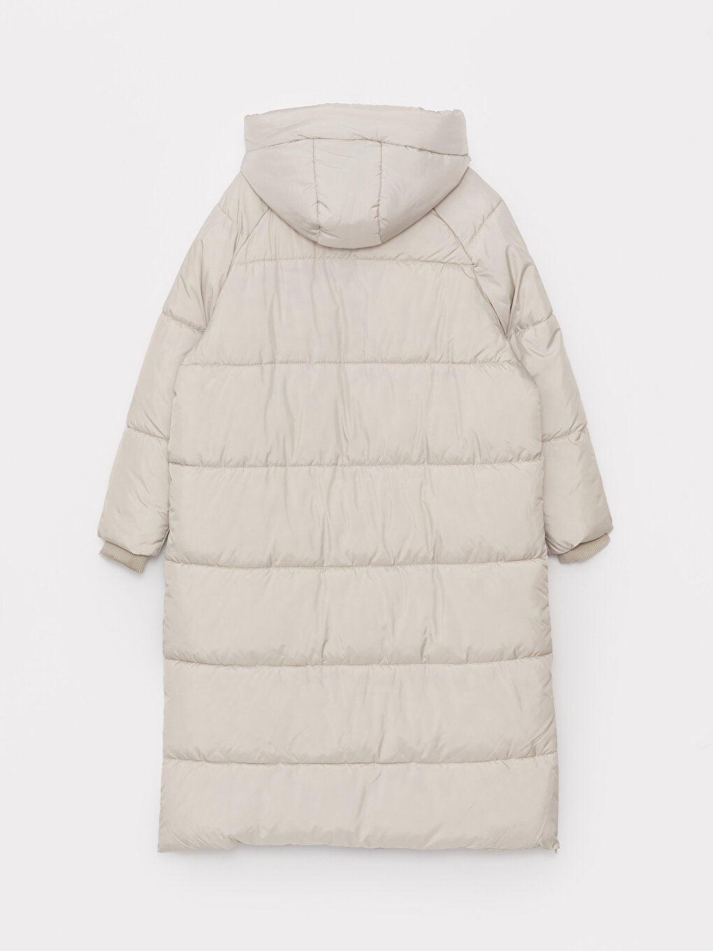 Hooded Plain Oversize Women's Puffer Coat