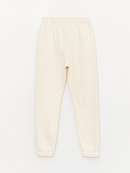 Girls' Jogger Sweatpants with Elastic Waistband