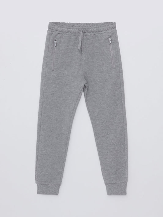 Basic Boy's Jogger Sweatpants with Elastic Waist