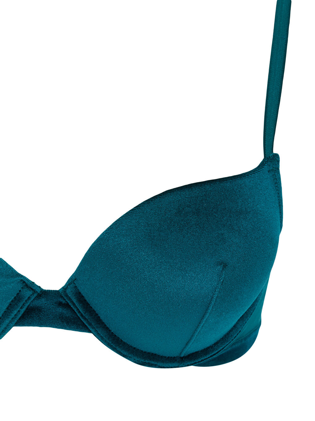 Underwire Padded Plain T-Shirt Bra