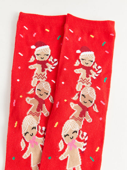 New Year's Themed Girl's Sock Socks