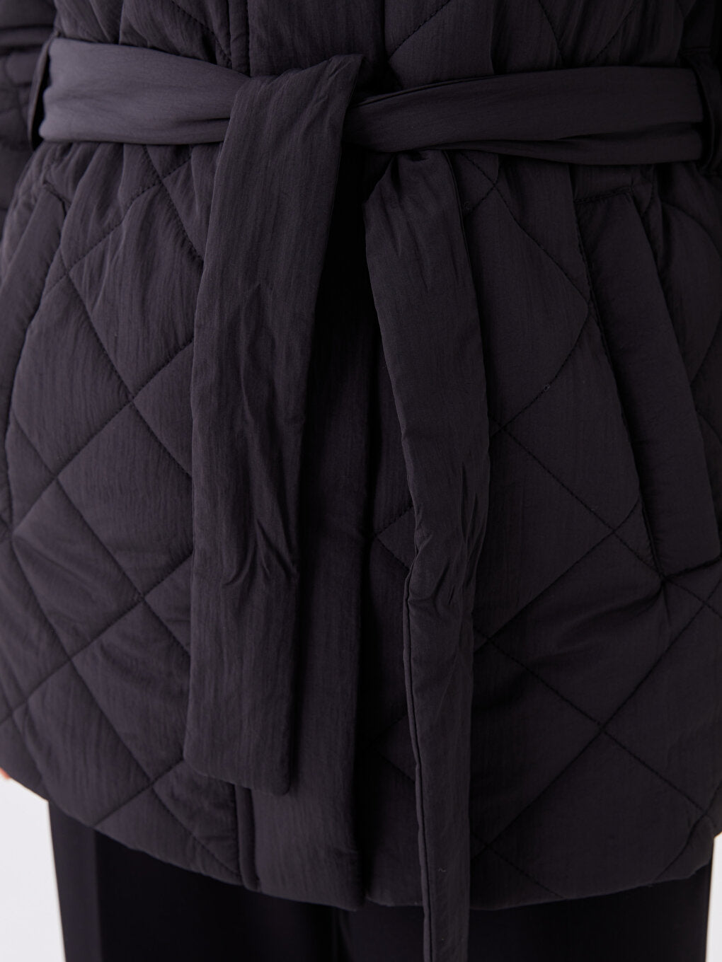 Hooded Quilted Women's Puffer Coat