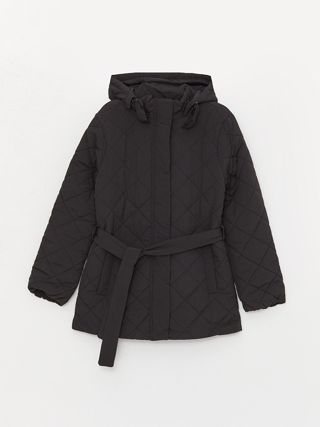 Hooded Quilted Women's Puffer Coat