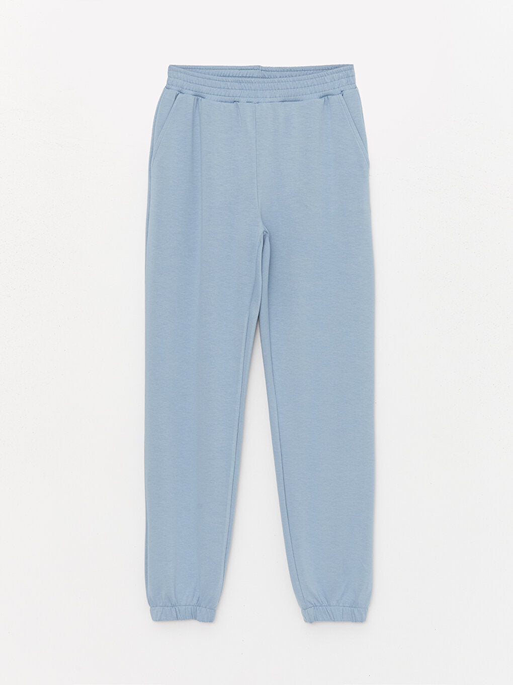 Women's Elastic Waist Plain Jogger Pajama Bottoms